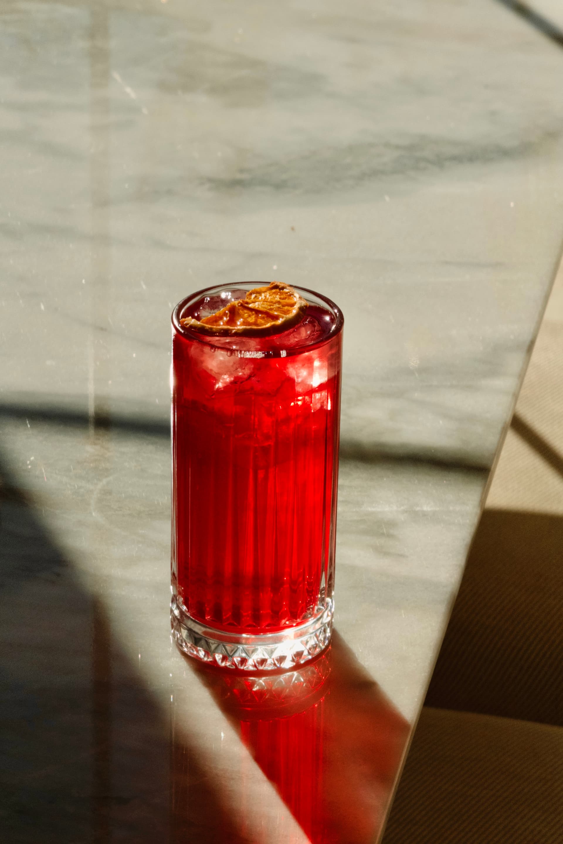 Iced Cranberry Hibiscus Tea
