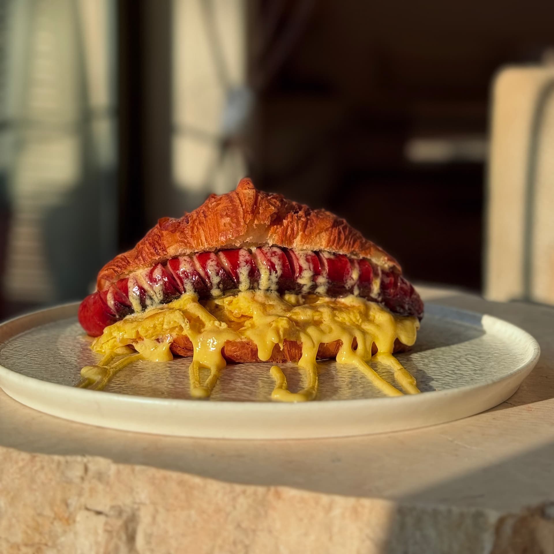  Croissant Scrambled