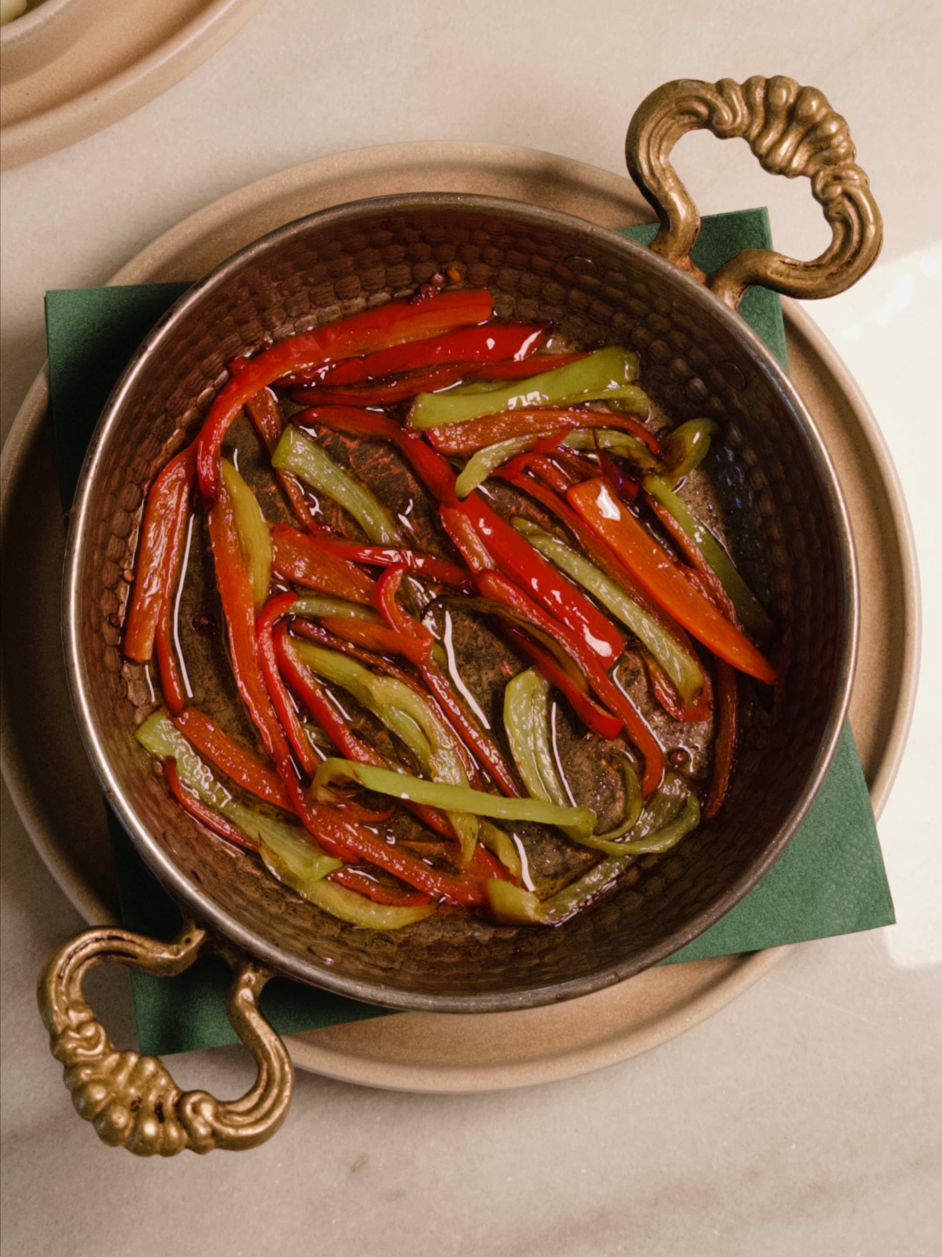 Peppers Sautéed in Clarified Butter